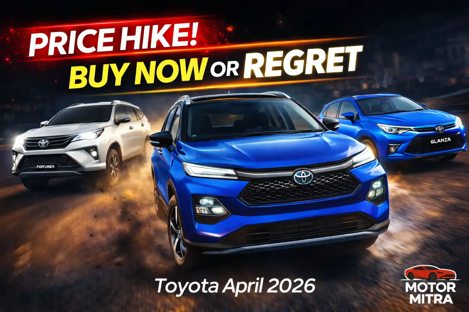 Toyota Hikes Prices in April 2026