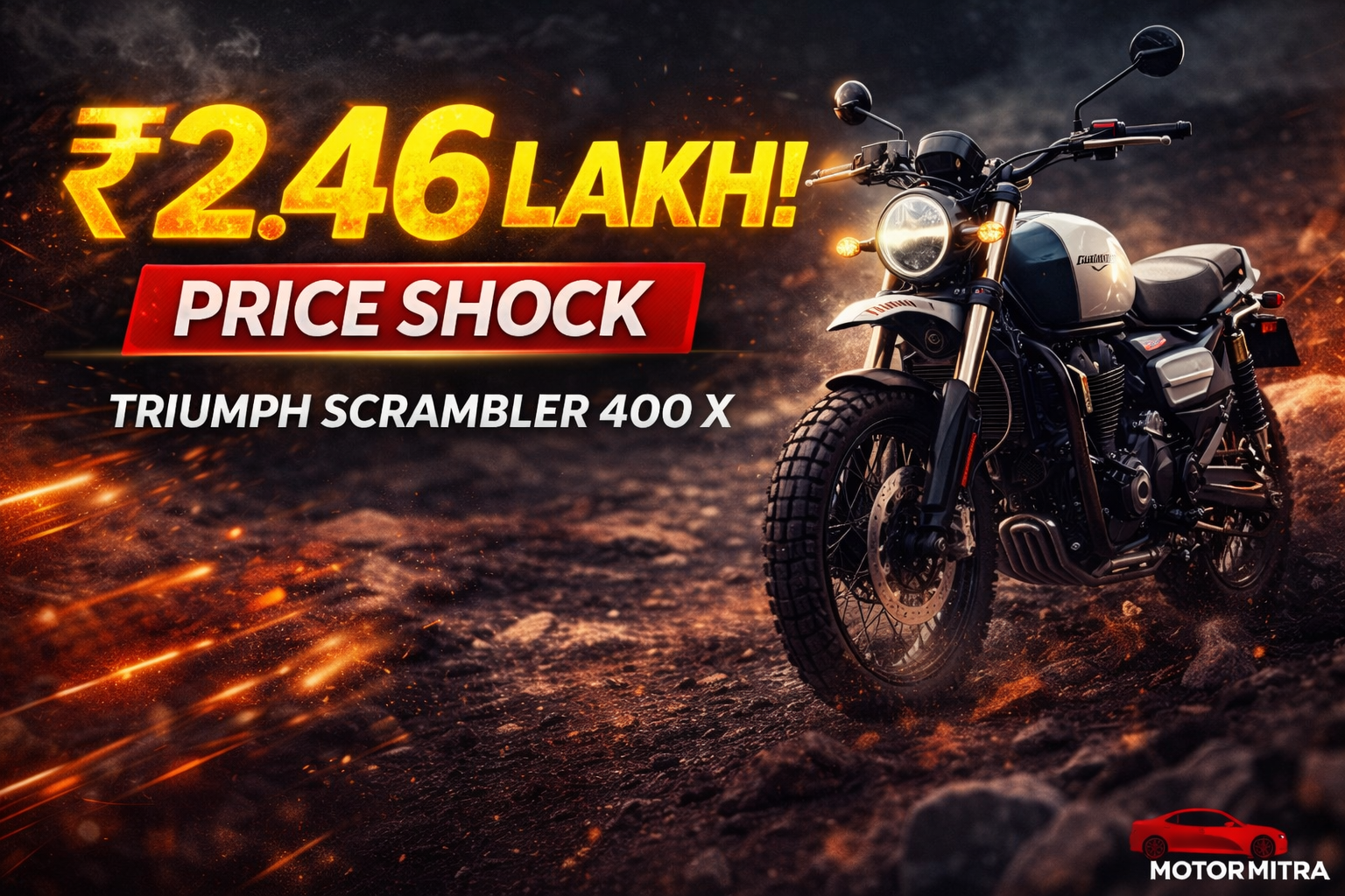 Triumph Scrambler 400 X