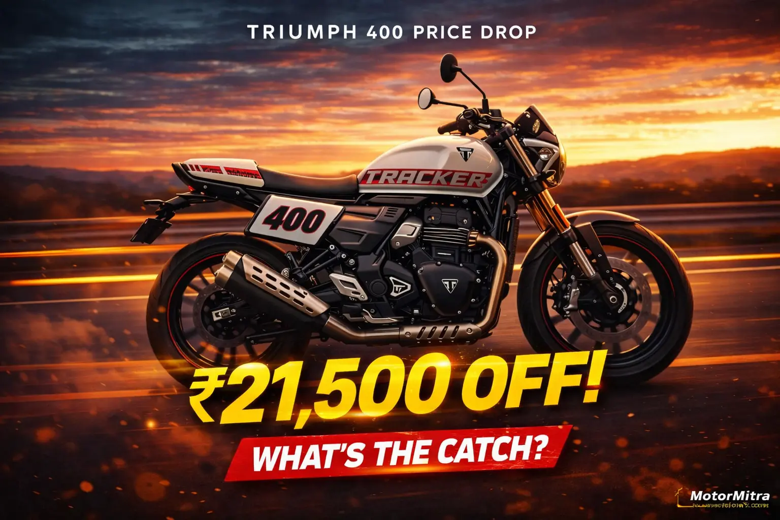 Triumph 400 Price Drop India