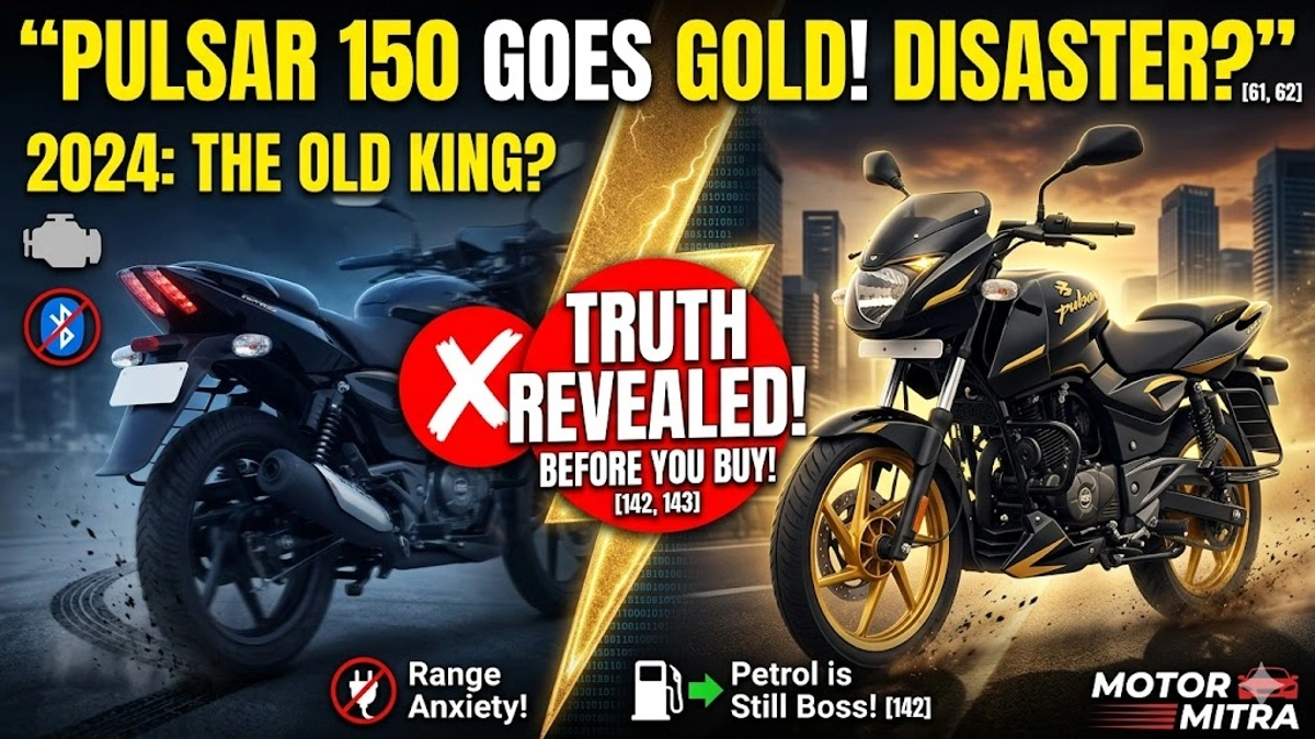 2026 Bajaj Pulsar 150 Black Gold Edition