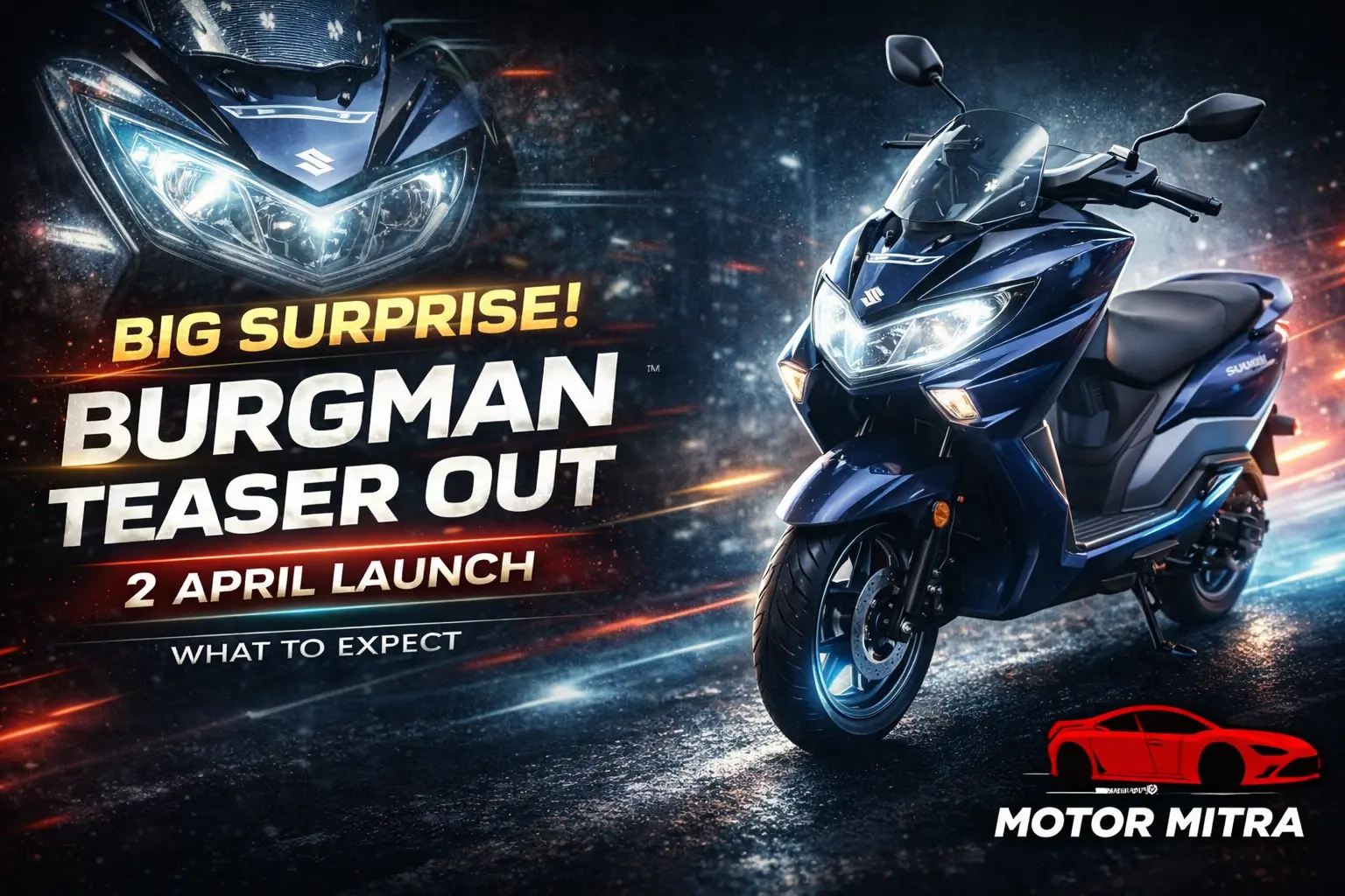 Big Surprise! Suzuki Burgman Street 2nd Teaser Out Ahead Of 2 April Launch – What To Expect