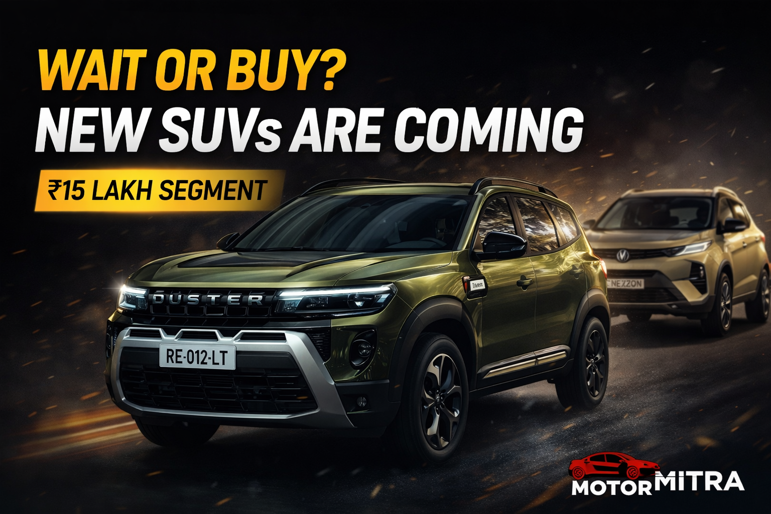 Upcoming SUVs Under 15 Lakh