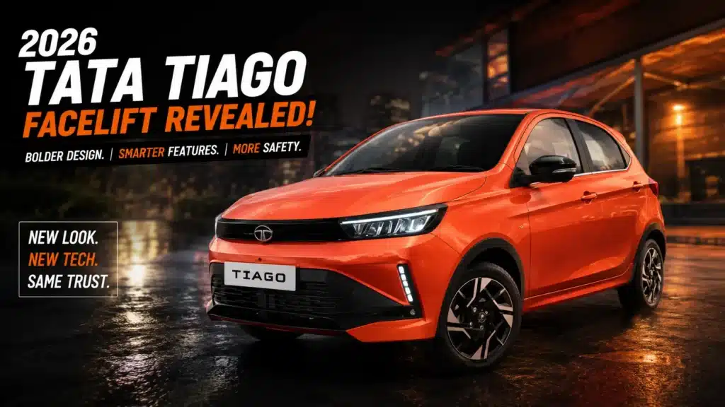 2026 Tata Tiago Facelift Revealed