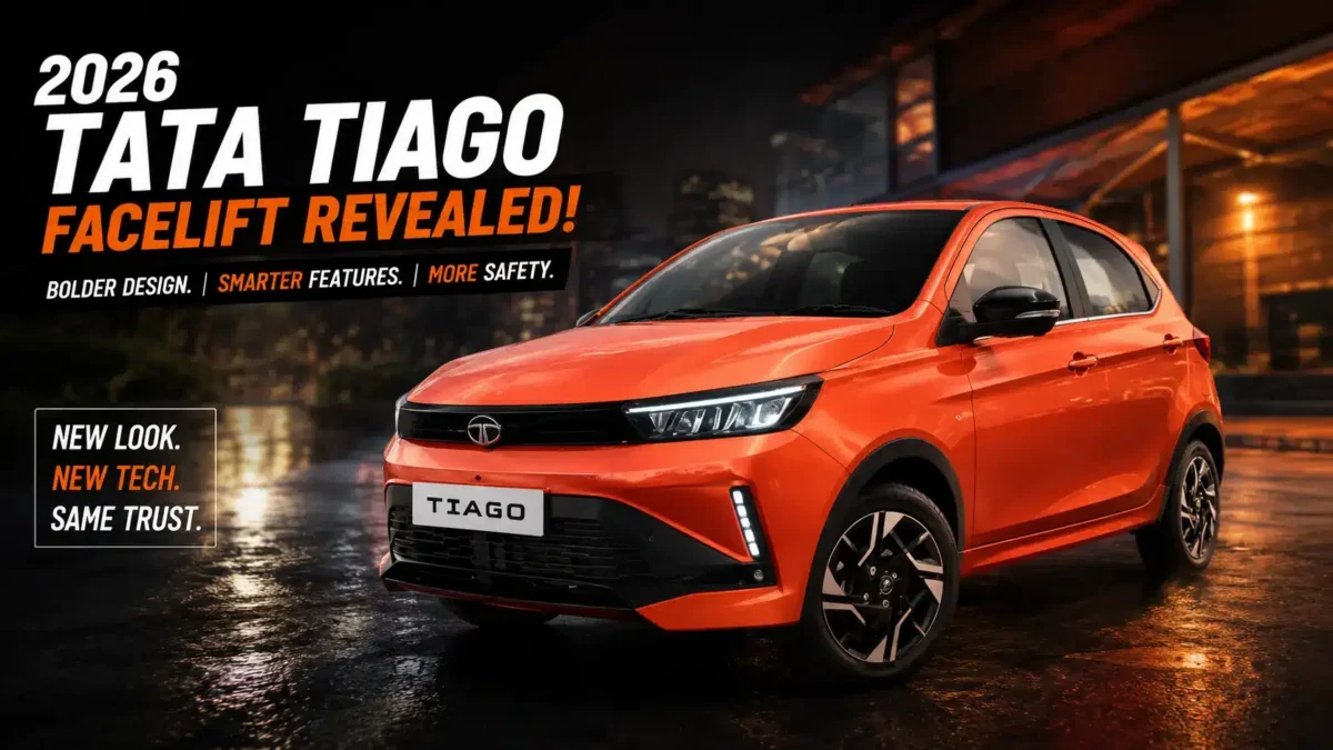 2026 Tata Tiago Facelift Revealed