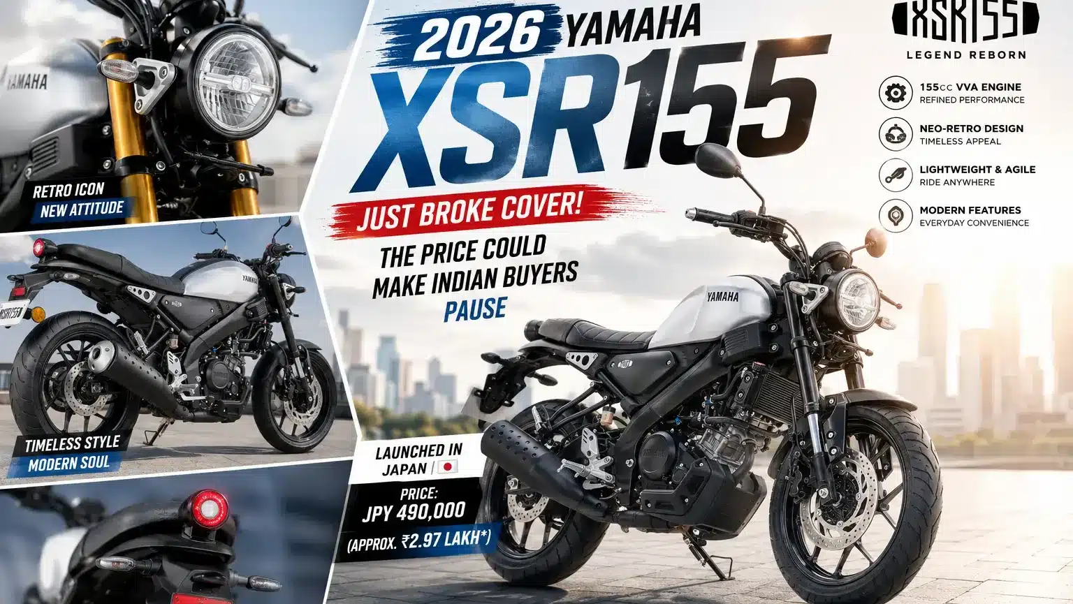2026 Yamaha XSR155