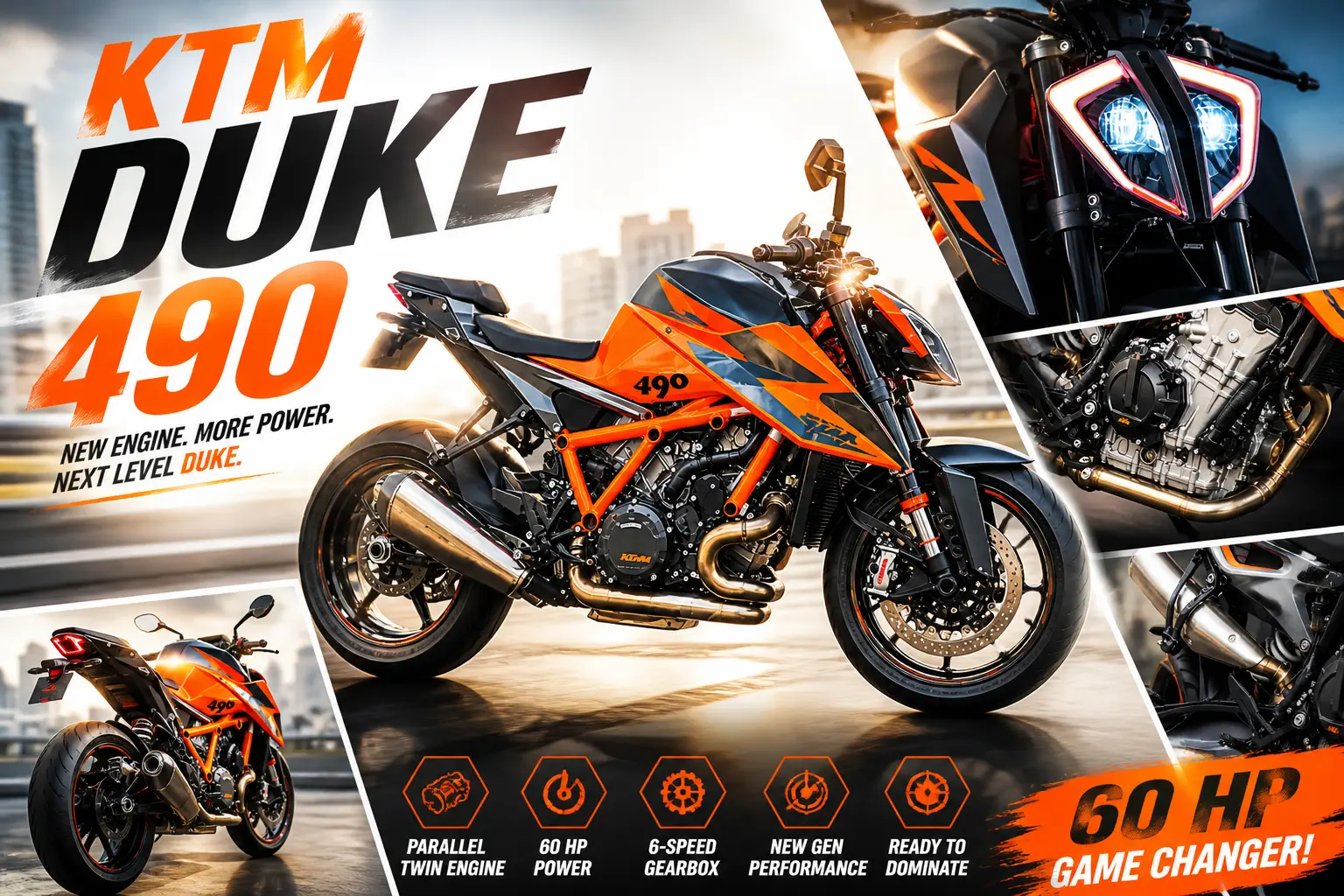 2027 KTM 490 Duke