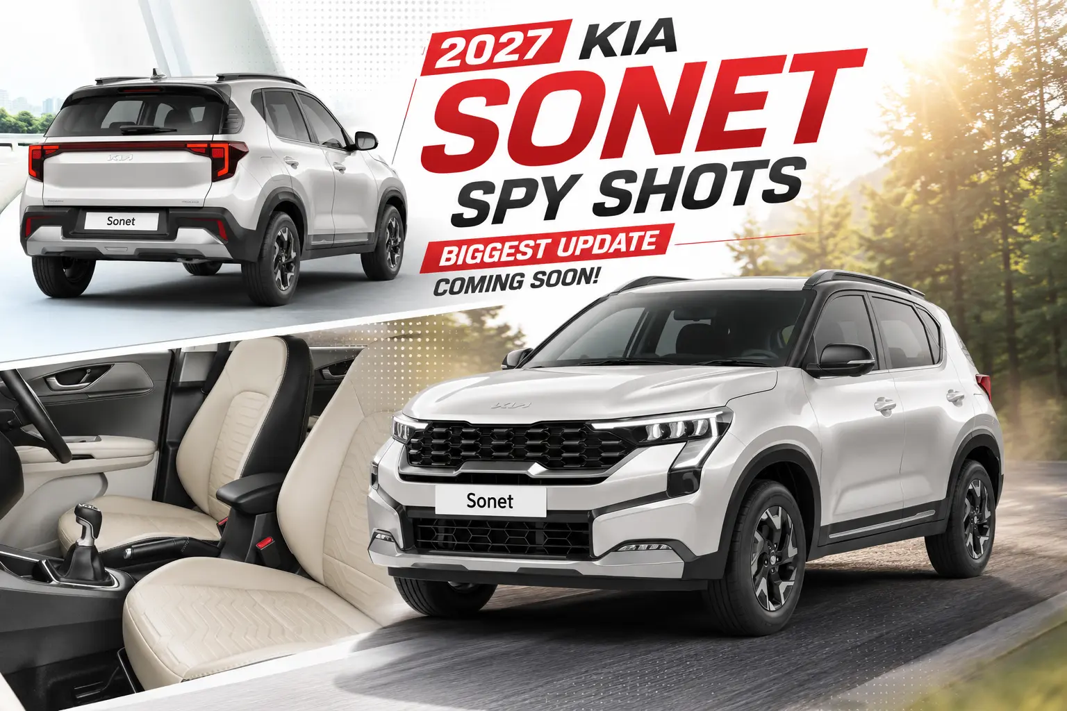 2027 Kia Sonet spy shots