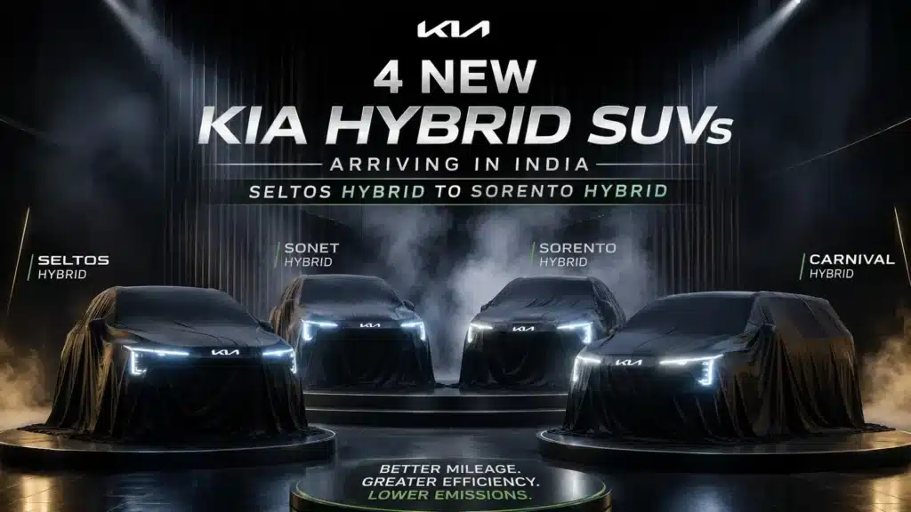 4 New Kia Hybrid SUVs Arriving in India 2026 Seltos to Sorento Hybrid