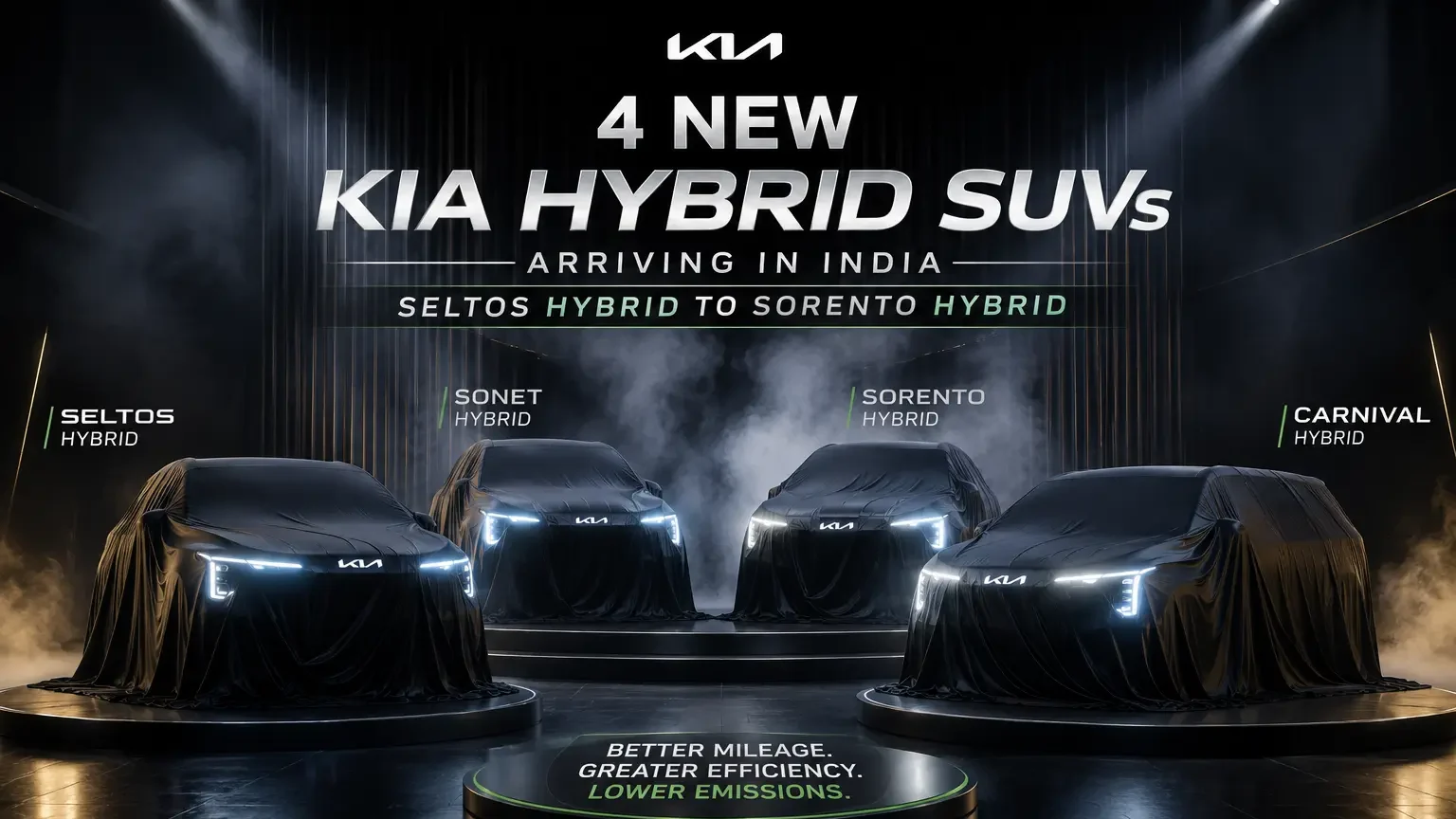 4 New Kia Hybrid SUVs Arriving in India 2026 Seltos to Sorento Hybrid