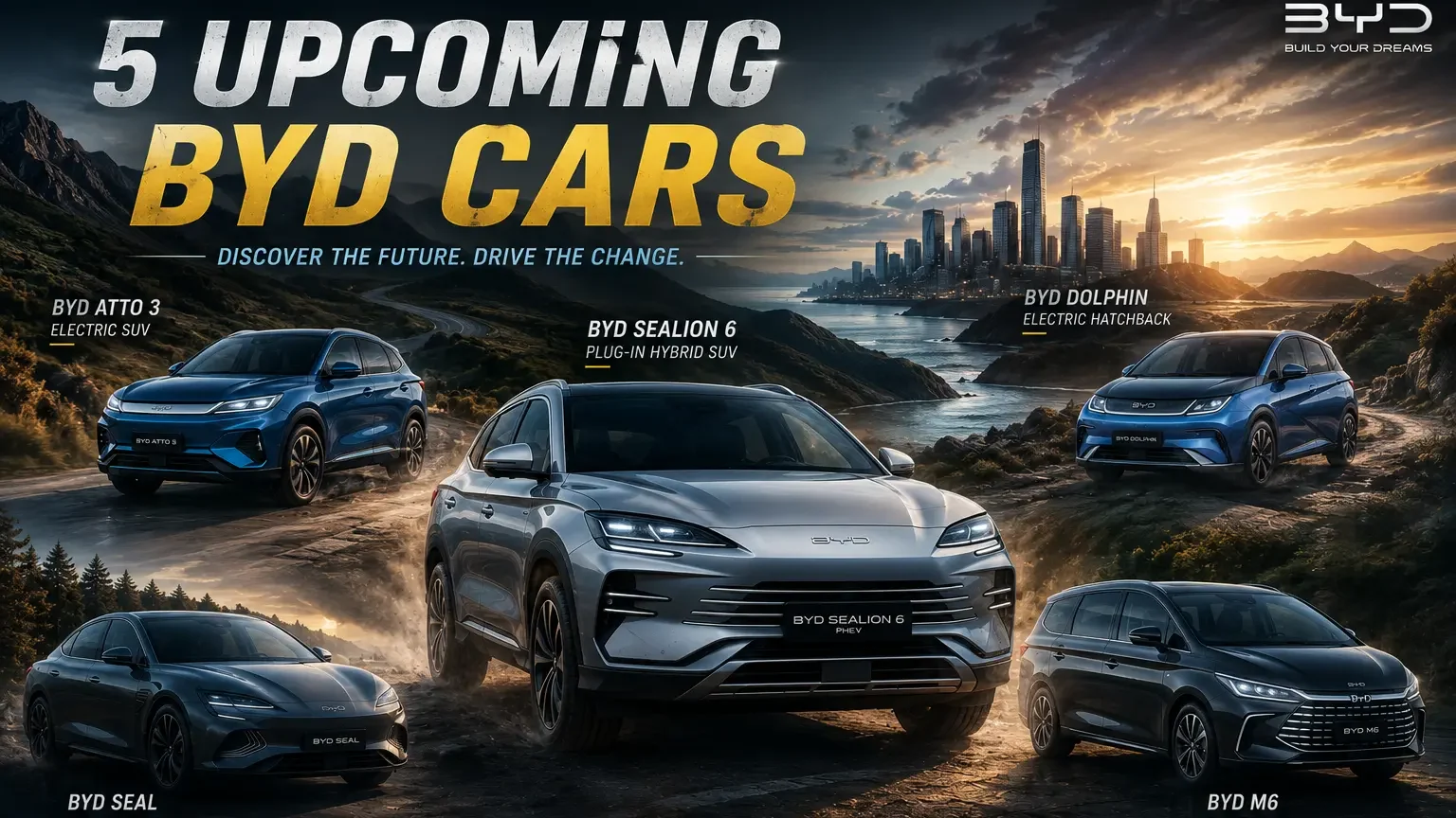5+ Upcoming BYD Electrified Cars Coming to India
