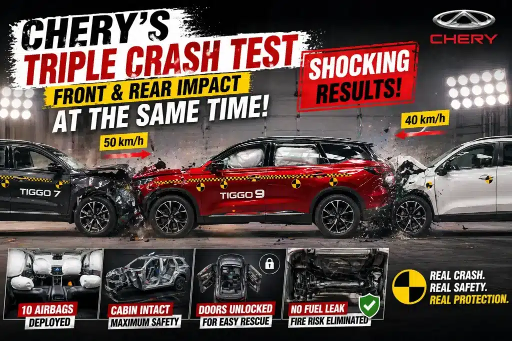 Chery’s Triple Crash Test