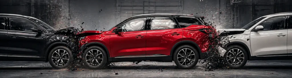 Chery’s Triple Crash Test Just Broke the Internet: Front & Rear Impact at the Same Time