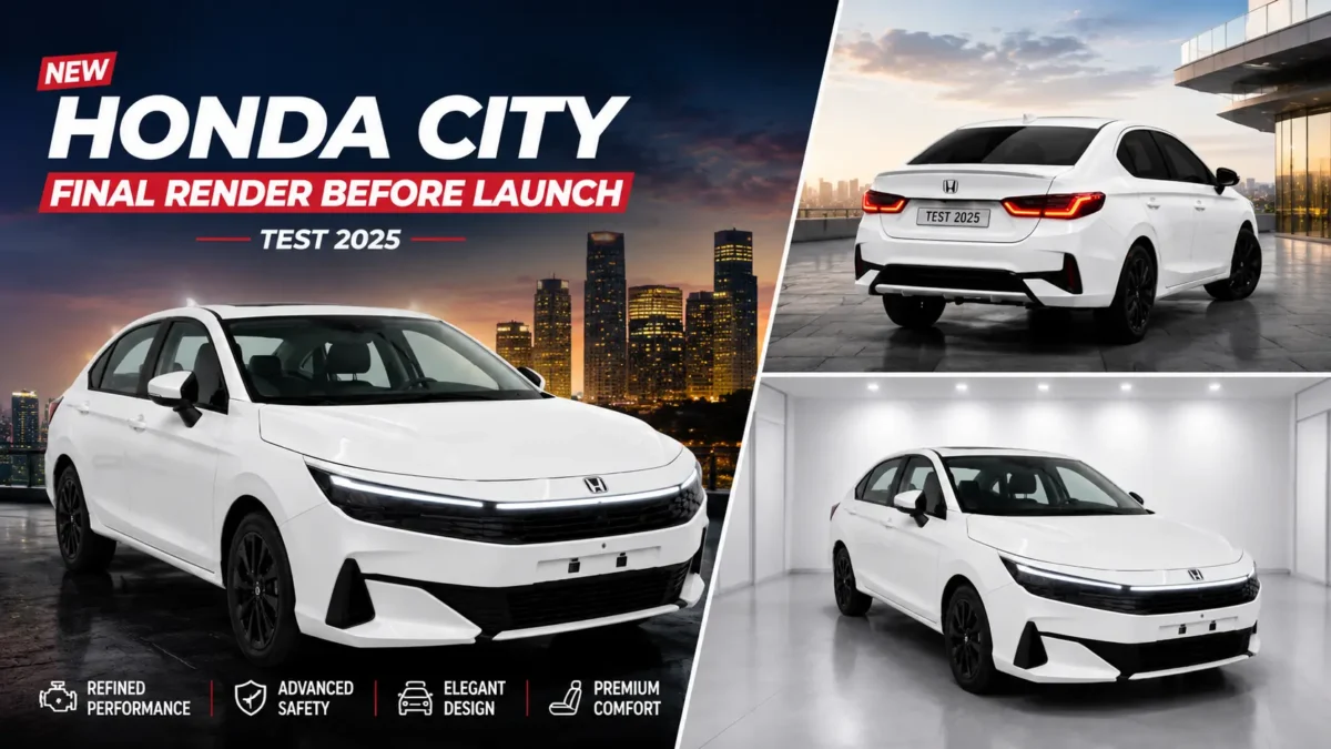 5th Gen Honda City Facelift 2026