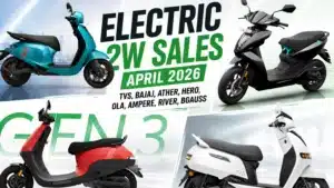 Electric 2W Sales April 2026
