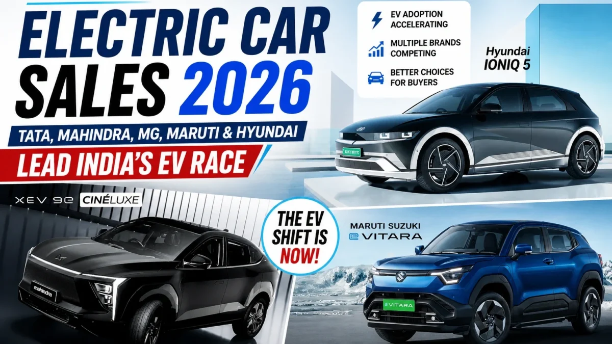Electric Car Sales 2026 India