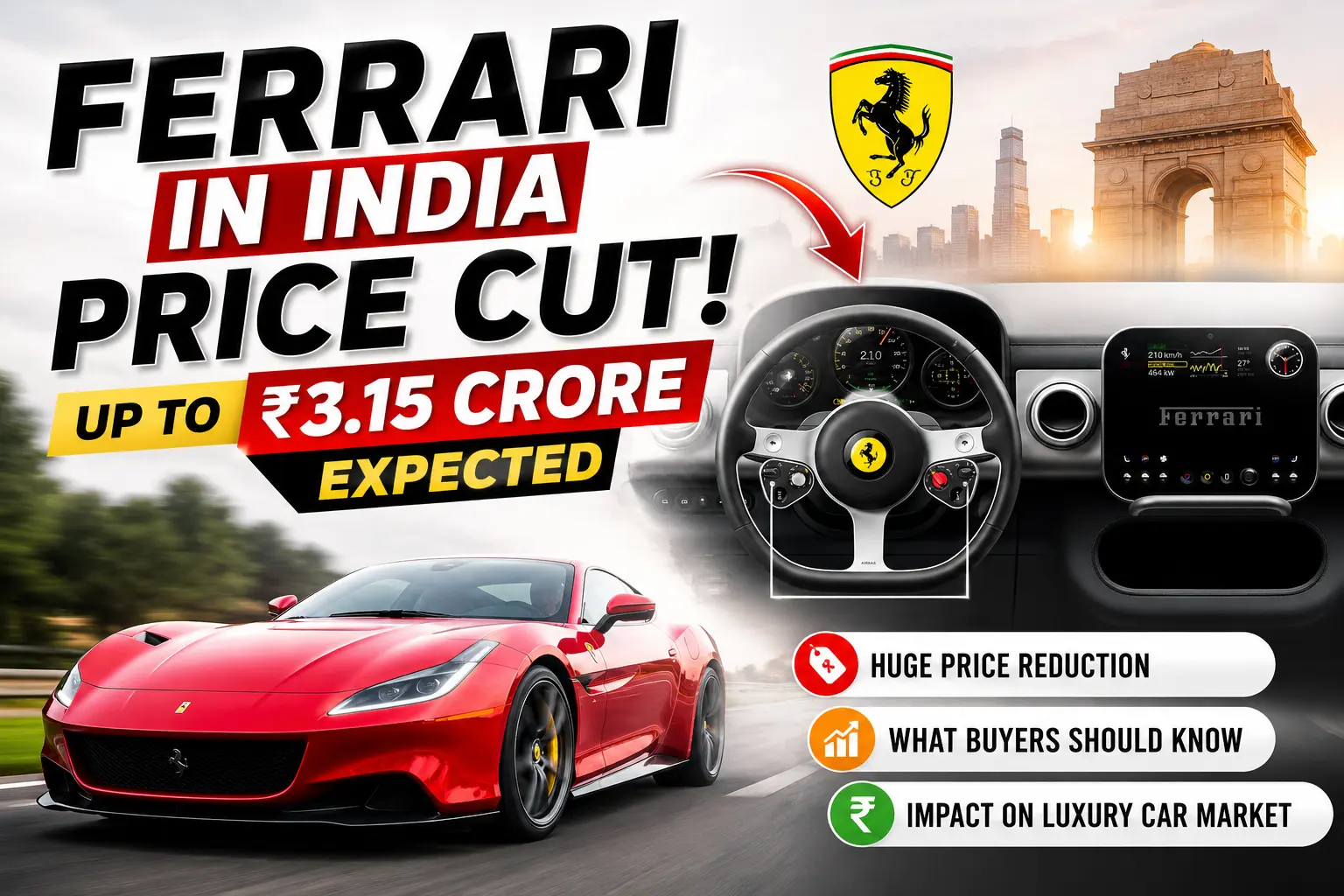 Ferrari price reduction