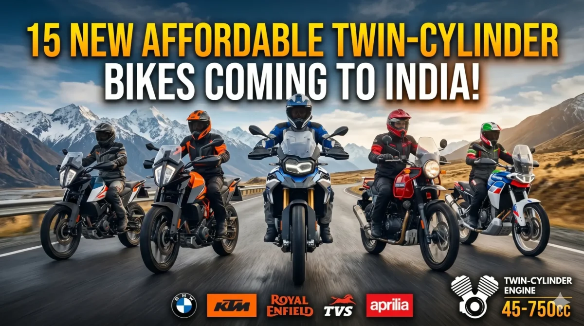 15 Affordable Twin Cylinder Motorcycles Coming To India: Royal Enfield to BMW