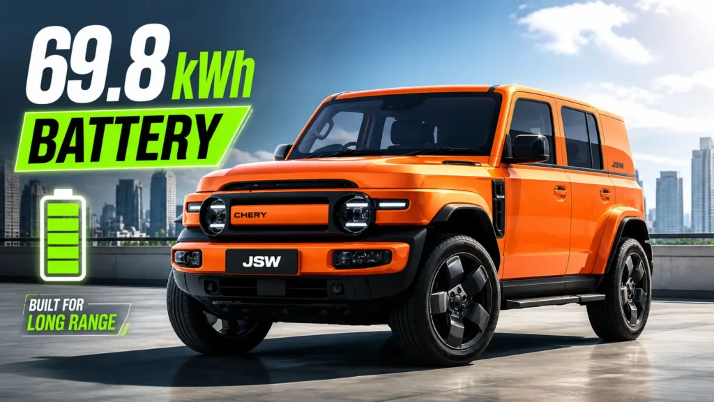 Big Leak! JSW Chery Electric SUV Spotted with 69.8 kWh Battery – Don’t Buy an EV Yet