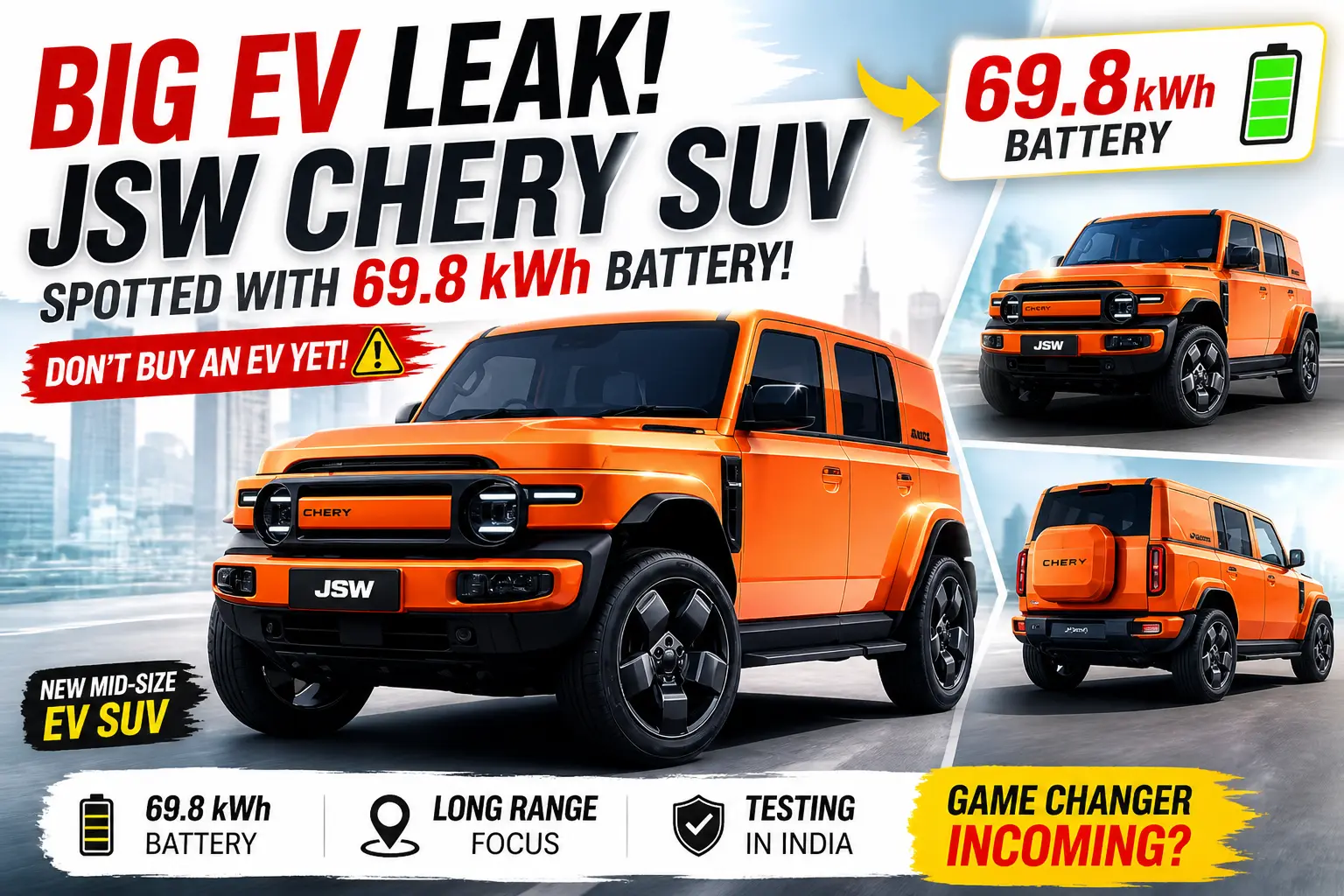 JSW Chery Electric SUV