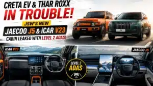 JSW’s New Jaecoo J5 & iCar V23 Cabin Leaked