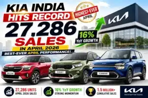 Kia India April 2026 Sales