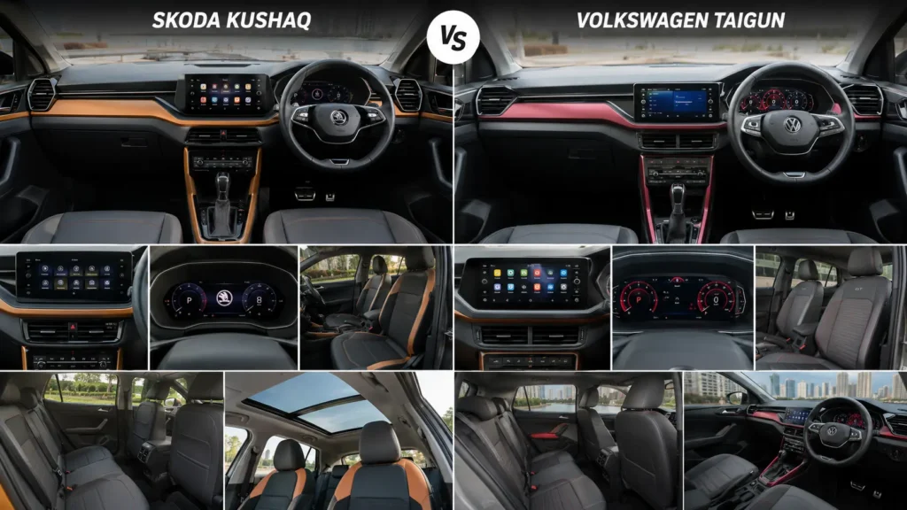 Skoda Kushaq vs Volkswagen Taigun Facelift 2026: Major Differences Explained After The Latest Update