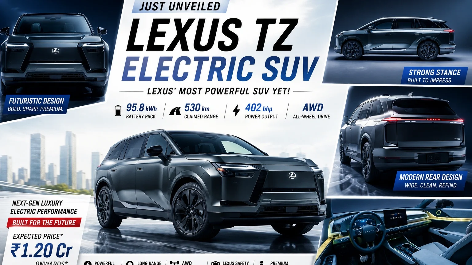 Lexus TZ Electric SUV