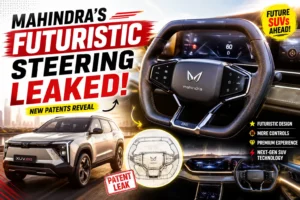 Mahindra Rectangular Steering Wheel Patent