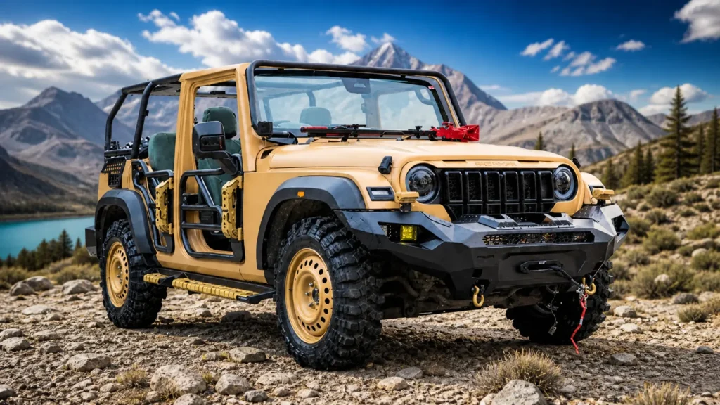 Mahindra Thar Roxx-based ATV Revealed – Military Off-Roader Not Available for Buyers