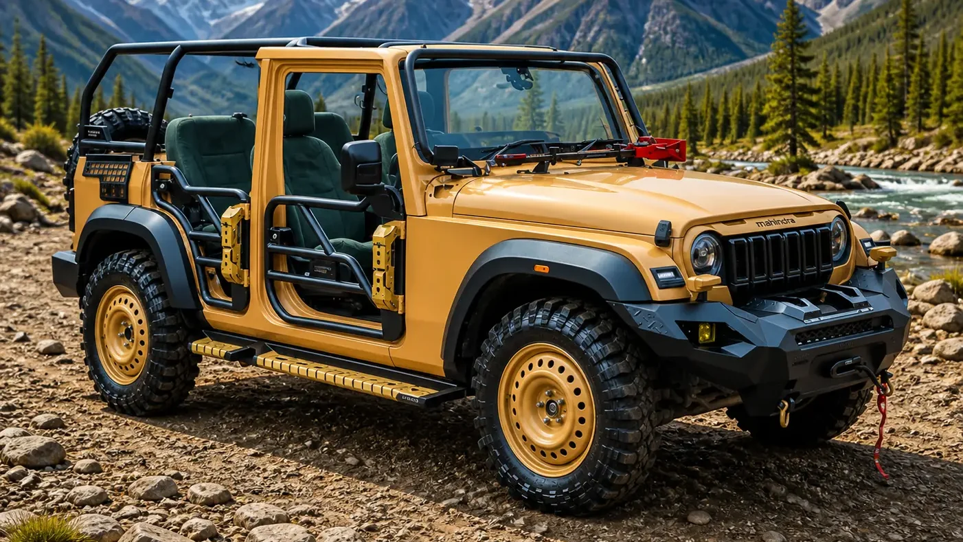 Mahindra Thar Roxx-based ATV Revealed – Military Off-Roader Not Available for Buyers