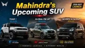 Mahindra’s Upcoming SUV Lineup Explained 2026: Thar E To Scorpio N Facelift