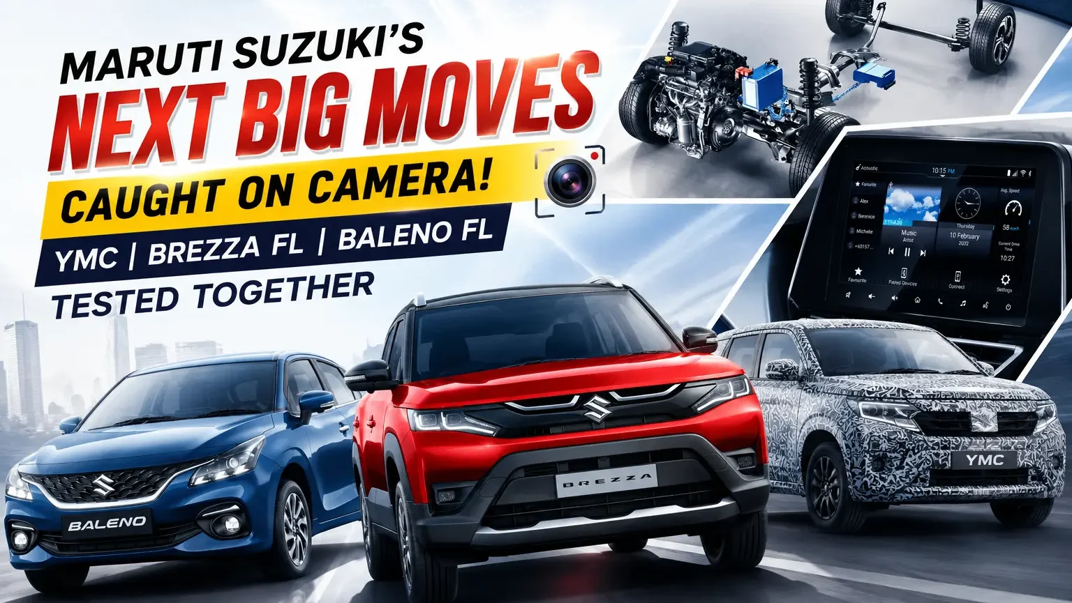 Maruti Suzuki YMC, Brezza FL And Baleno FL
