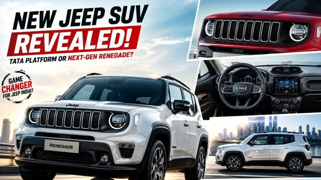 New-gen Renegade Jeep SUV
