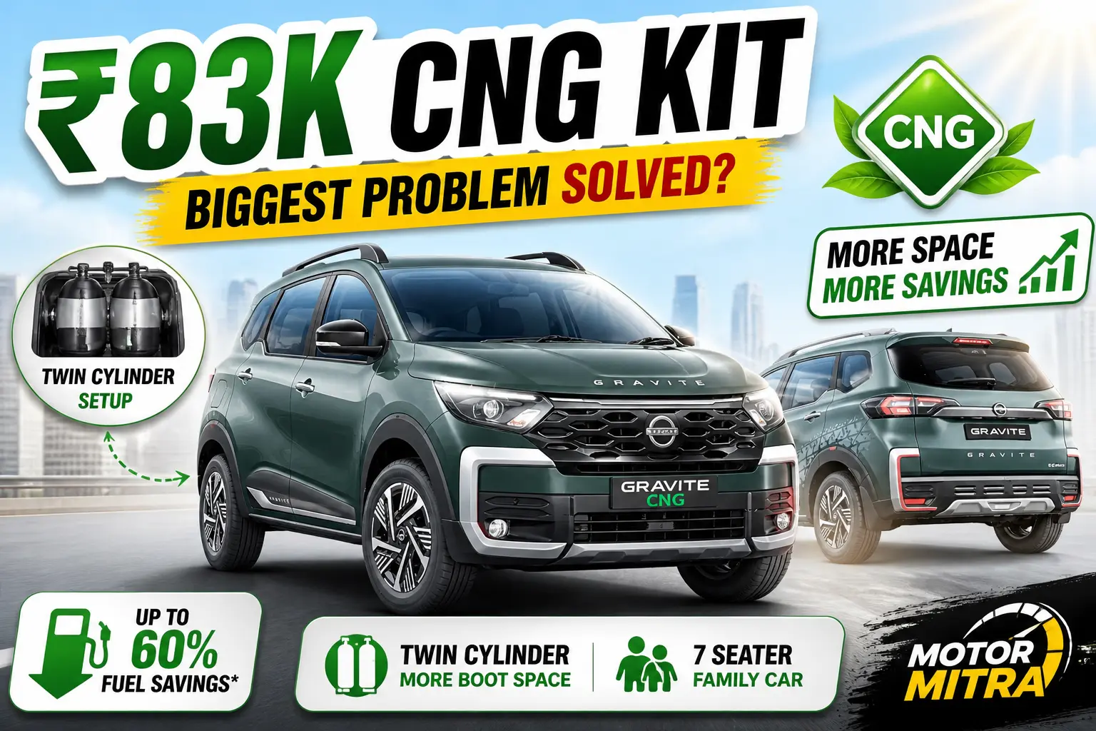 Nissan Gravite CNG Kit