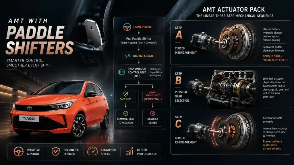Paddle Shifters Work on an AMT
