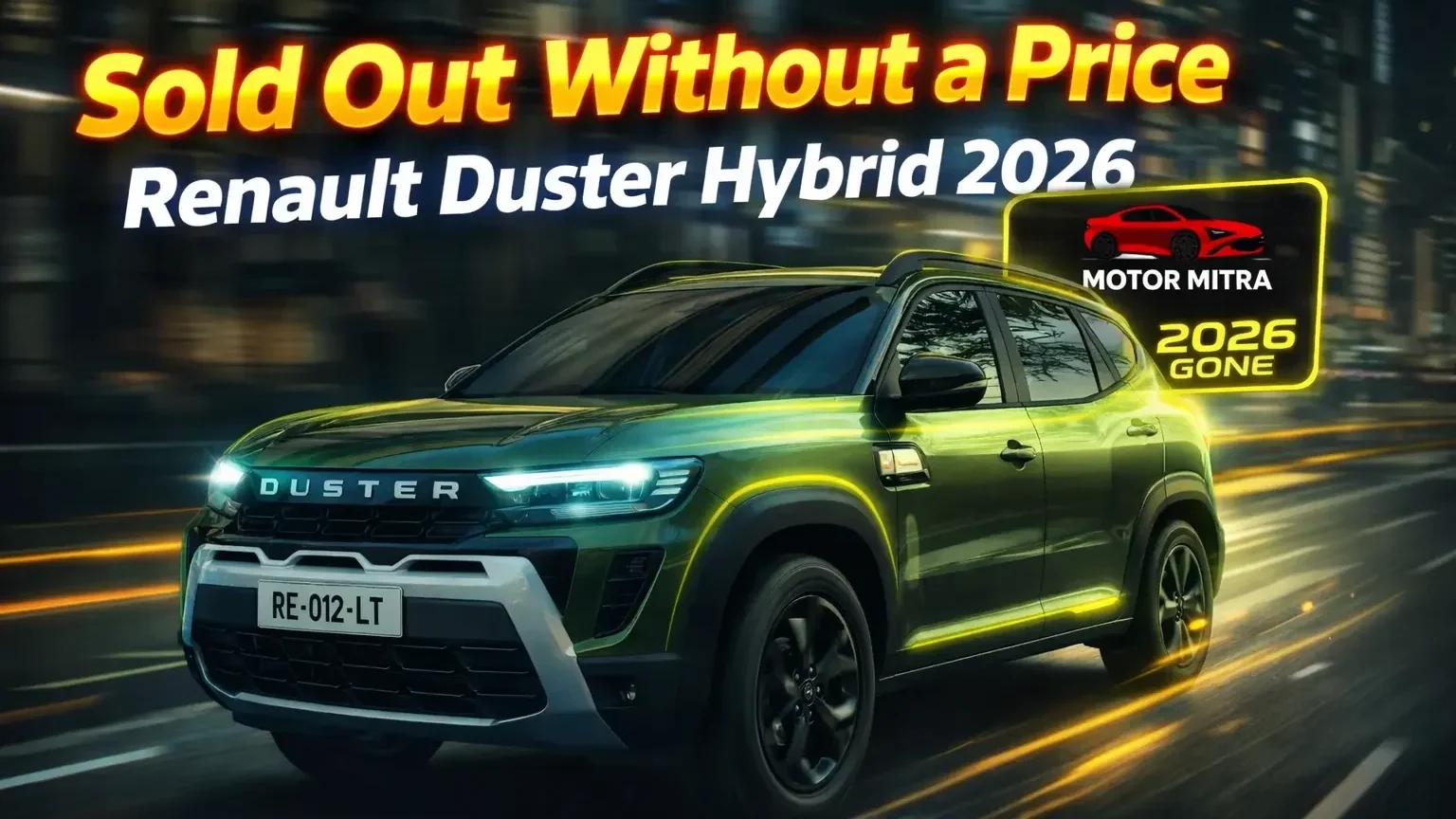Sold Out Without a Price! Renault Duster Hybrid 2026 Leaves Buyers Shocked