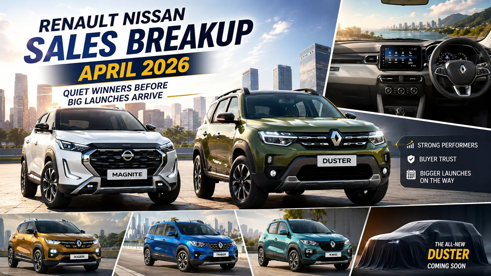Renault Nissan Sales Breakup April 2026