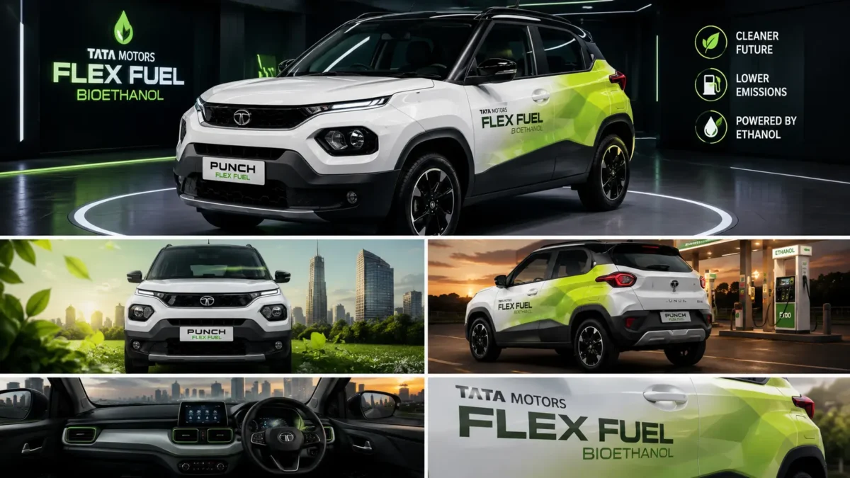 Tata Motors Preparing First Flex-Fuel Car for India, Punch Could Lead the Lineup