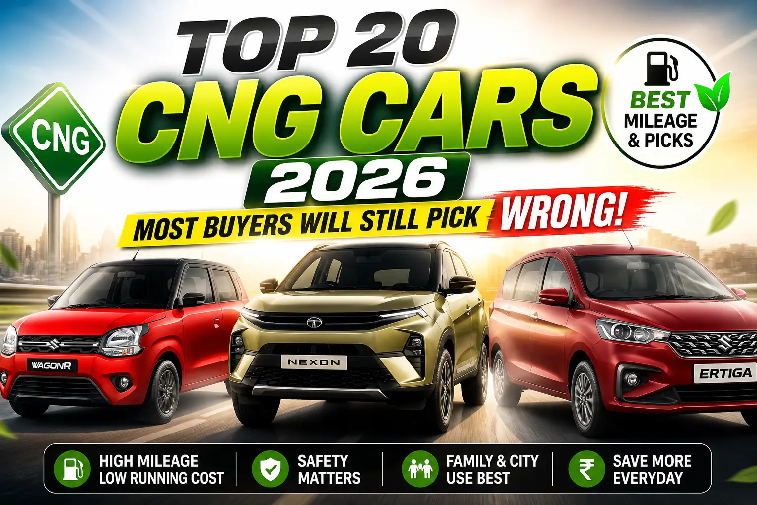 Top 20 CNG Cars