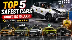 Top 5 Safest Cars Under Rs 10 Lakh In India