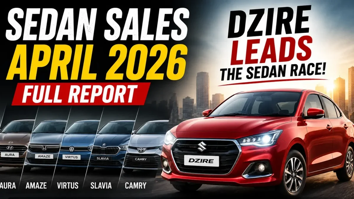 Top Selling Sedans April 2026
