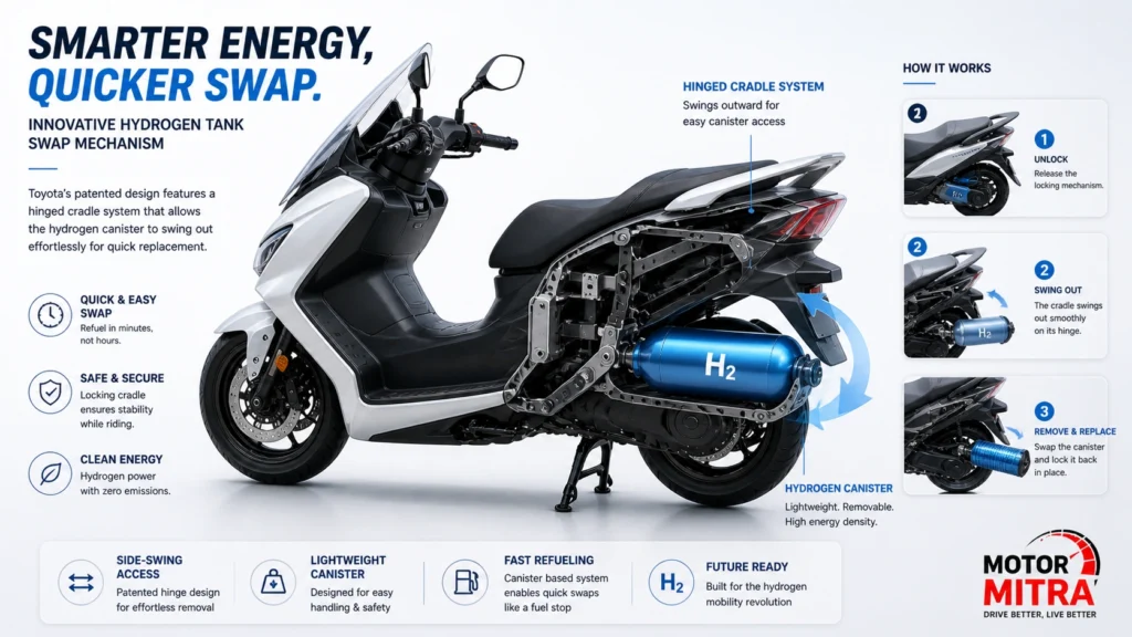 Toyota Files Hydrogen Scooter Patent Based on Burgman – Big Shift Ahead