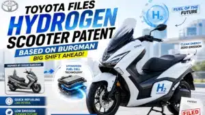 Toyota hydrogen scooter, burgman
