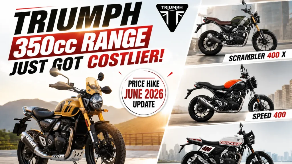 Triumph 350cc Bikes Price Hike