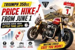 Triumph 350cc Bikes Price hikes
