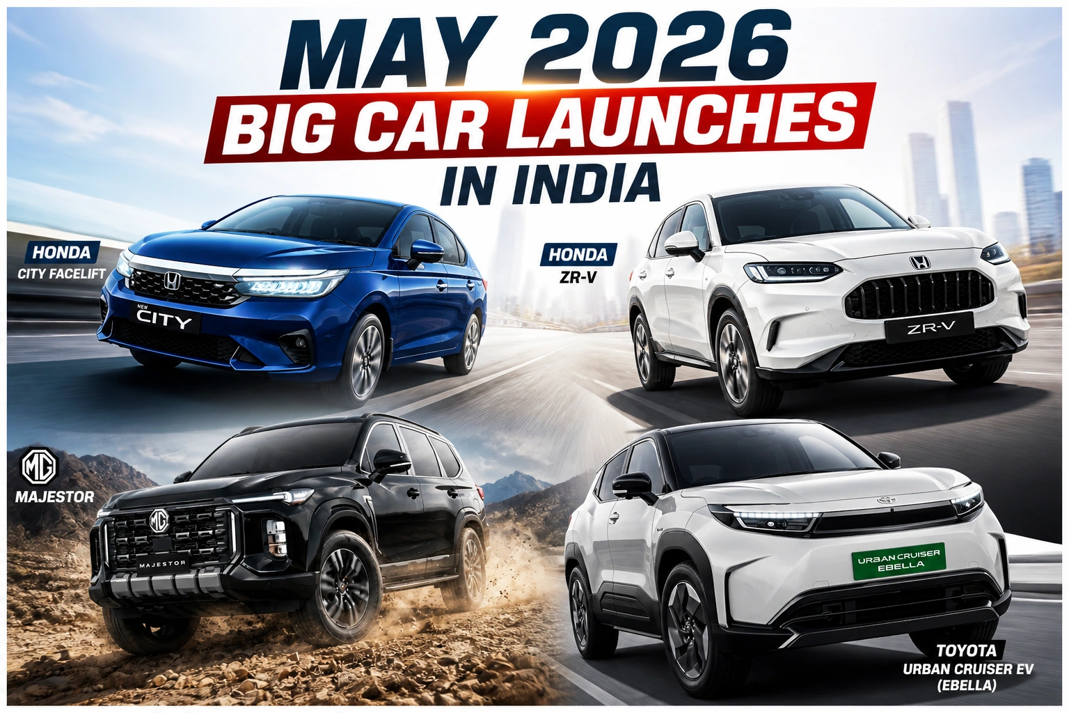 Upcoming Cars May 2026 India