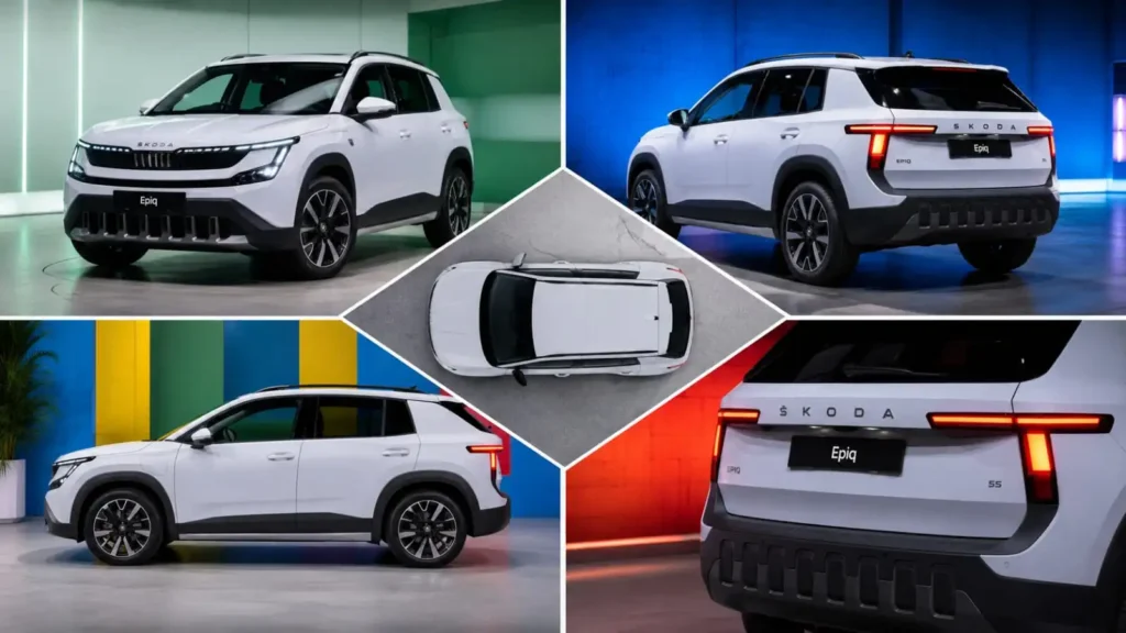 New Skoda Epiq EV Breaks Cover With Futuristic Design & 440 KM Range
