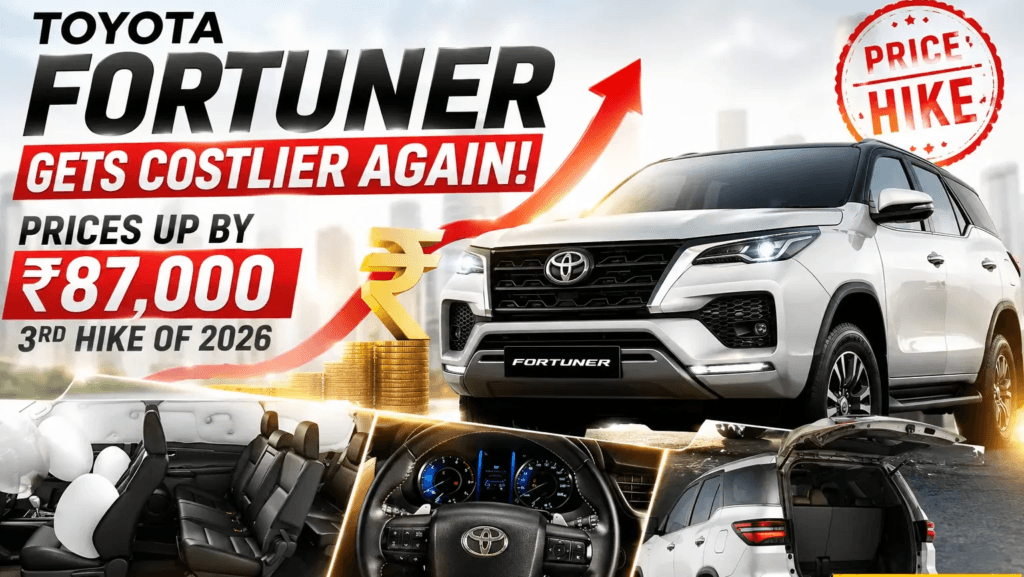 Next-Gen Toyota Fortuner Hybrid India Launch Likely In 2027: Radical New Look & Big Feature Upgrades!