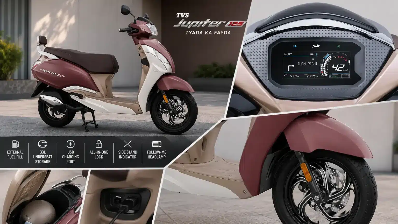 2026 TVS Jupiter 125 Launched With New Colors, Variants & Price