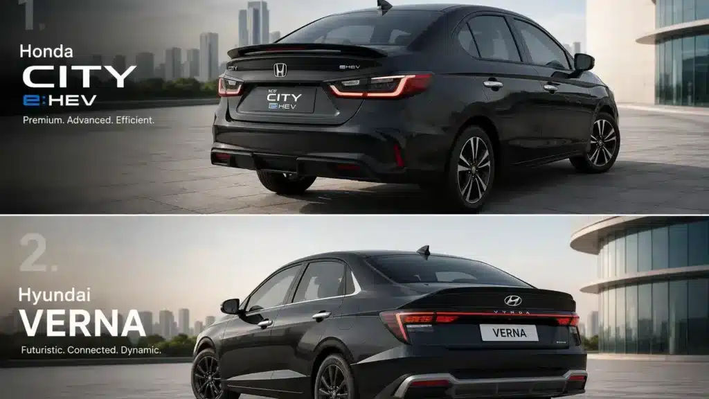 New Honda City vs Hyundai Verna 2026: Specs, Features & Mileage